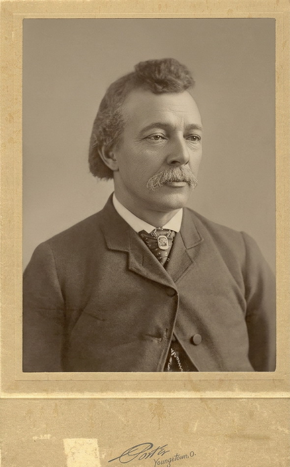 Enhanced photograph of Huntingdon, Pennsylvania African American artist John G. Chaplin, submitted by his descendant Charles Robert Anderson.