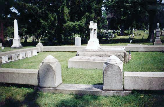 The Cameron Family plot at the Harrisburg Cemetery.