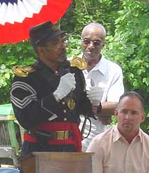 Keynote Speaker Joseph H. Lee of the 3rd USCT, Philadelphia.