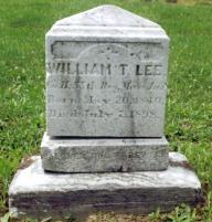 Tombstone of William T. Lee, 55th Massachusetts Regt.