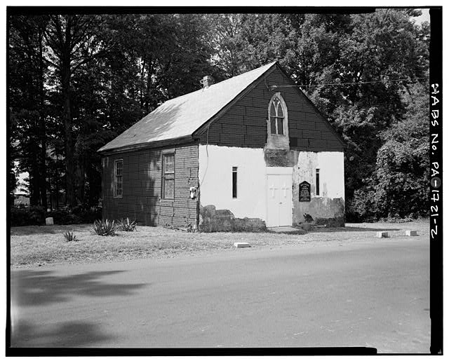 1980 photograph of the Bensalem A.M.E. Church