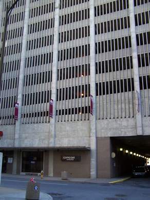 modern photo of site of old county prison