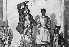Detail from the Illustrated London News, "Slave Auction at Richmond, Virginia"