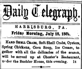 Pennsylvania Daily Telegraph, 18 July 1862, p3.